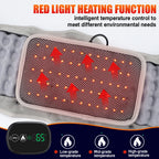Electric Heating Waist Massage Belt Inflatable Lumbar Protector Back Airbag Support Cordless Vibration Massager Muscle Relax