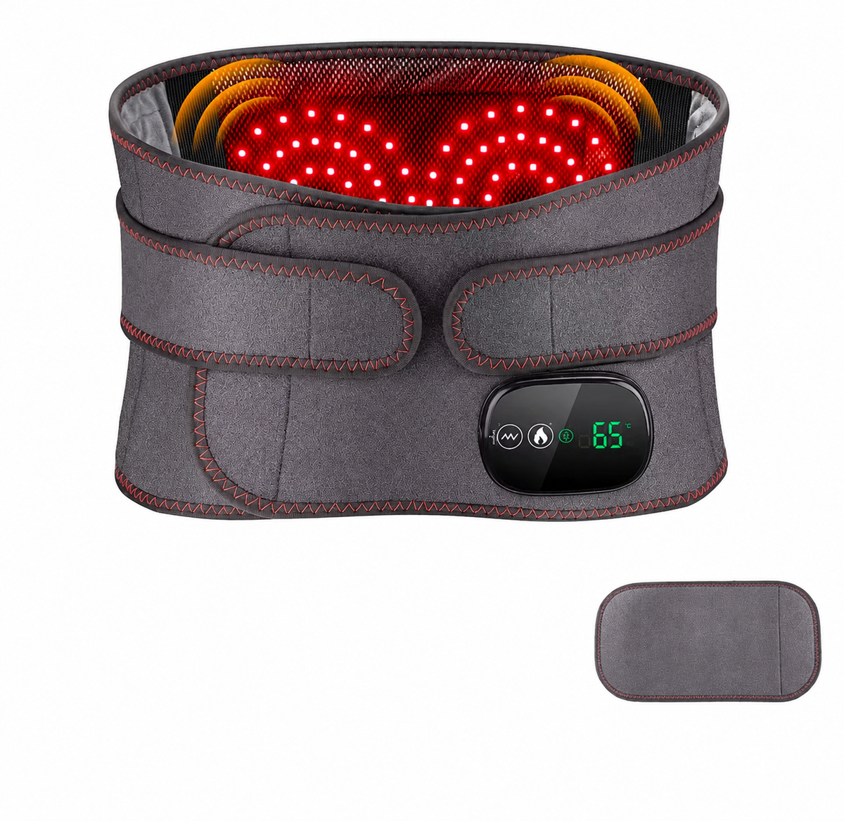 Relaxa LumbarHeat™ Cordless Heated Back Massage Belt
